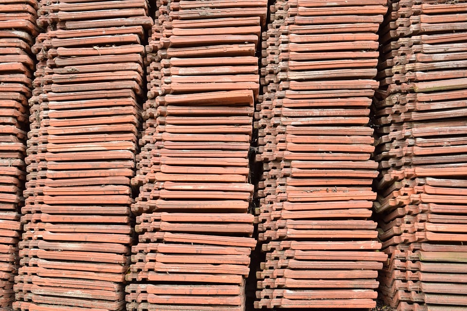 Architecture brown ceramics