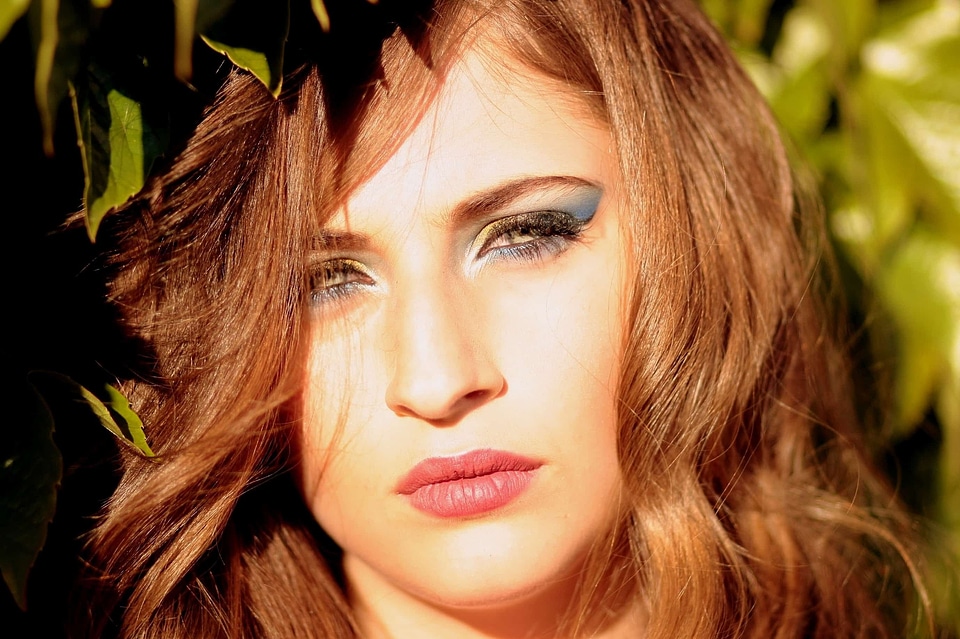 Attractive beautiful brunette
