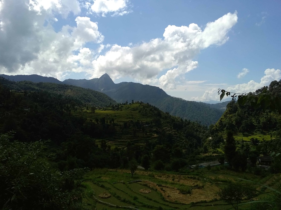 Cliff cloud countryside