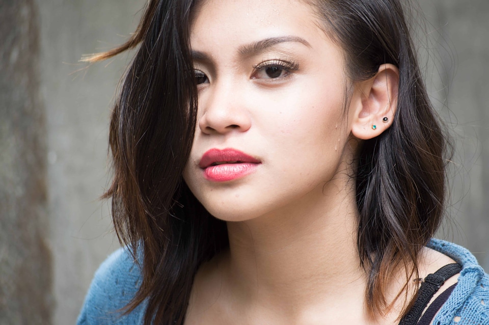 Attractive beautiful brunette