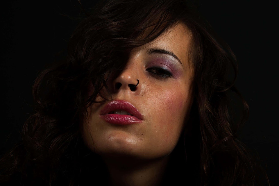 Attractive beautiful brunette