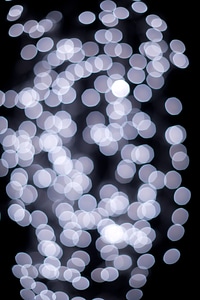 Snow background circles
