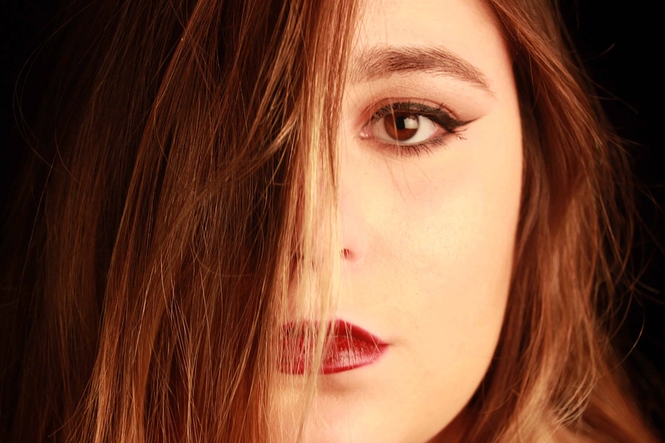 Attractive beautiful brunette