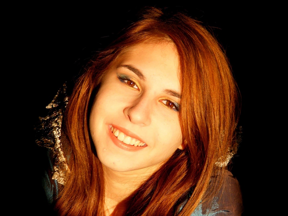 Attractive beautiful brunette