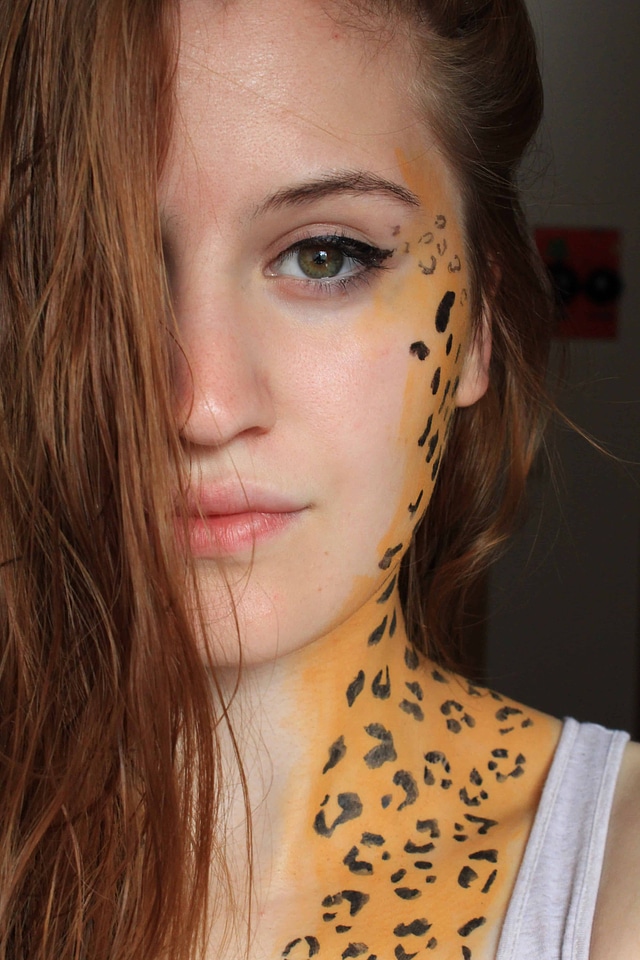 Attractive beautiful brunette