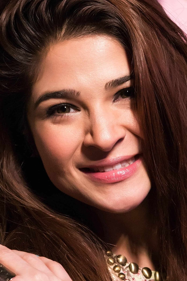 Attractive beautiful brunette