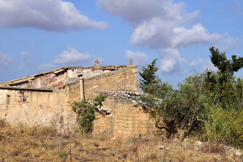 Abandoned architecture exterior