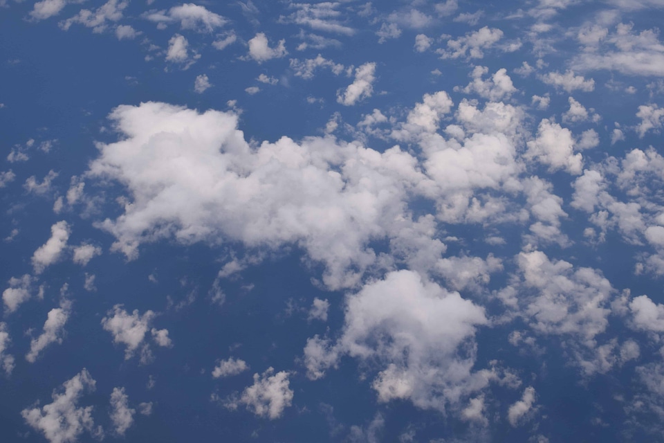 Air atmosphere blue