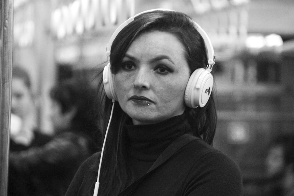 Attractive black black and white