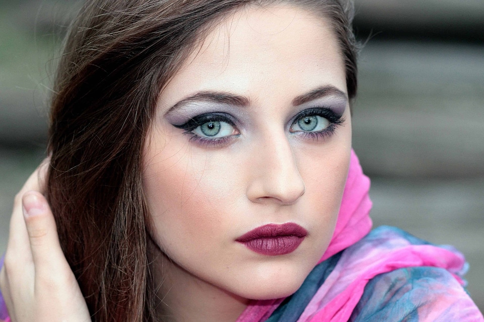Attractive beautiful beautiful photo