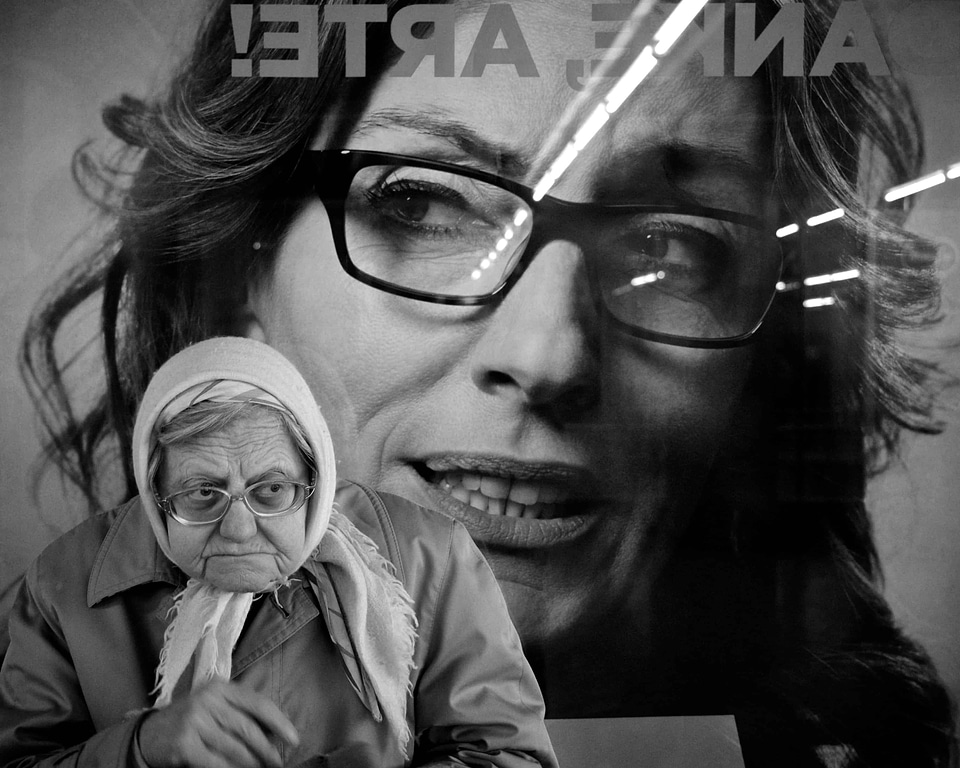Black black and white eyeglasses