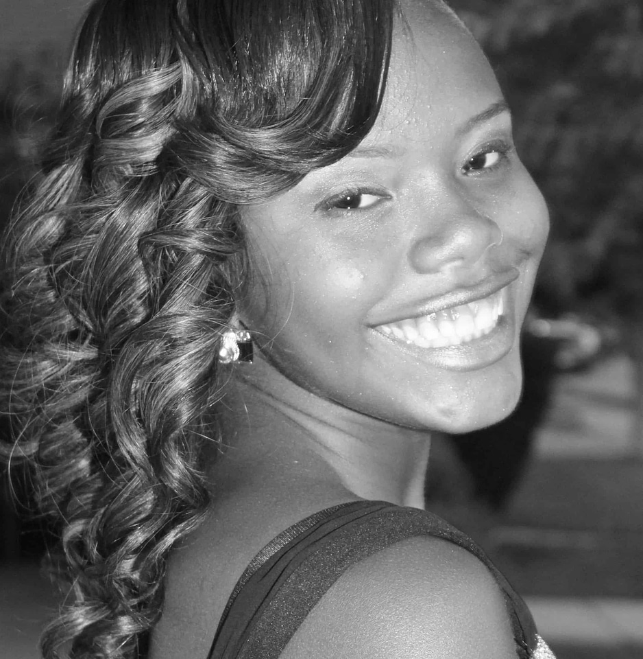 Attractive beautiful black