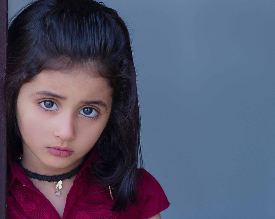 Attractive beautiful child
