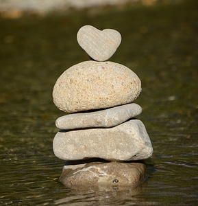 Nature balance stones