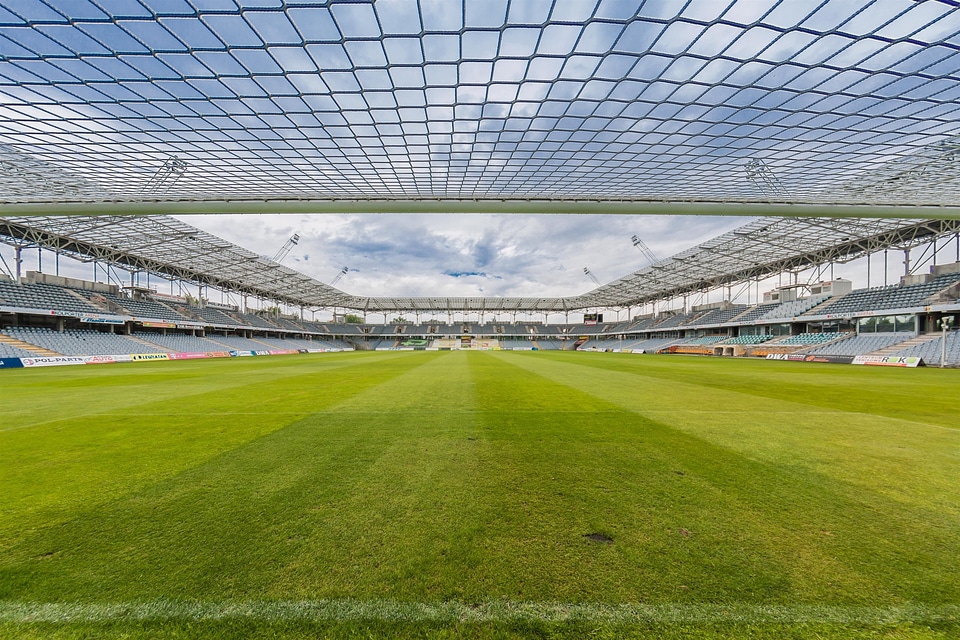 Stadion football the pitch