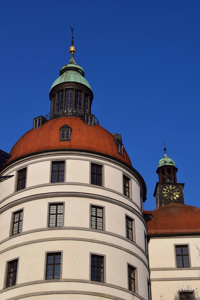 Architecture blue sky building