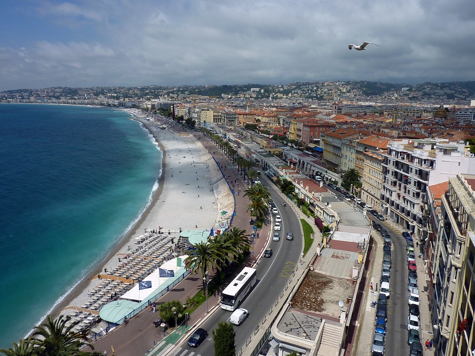 South of france beach mediterranean