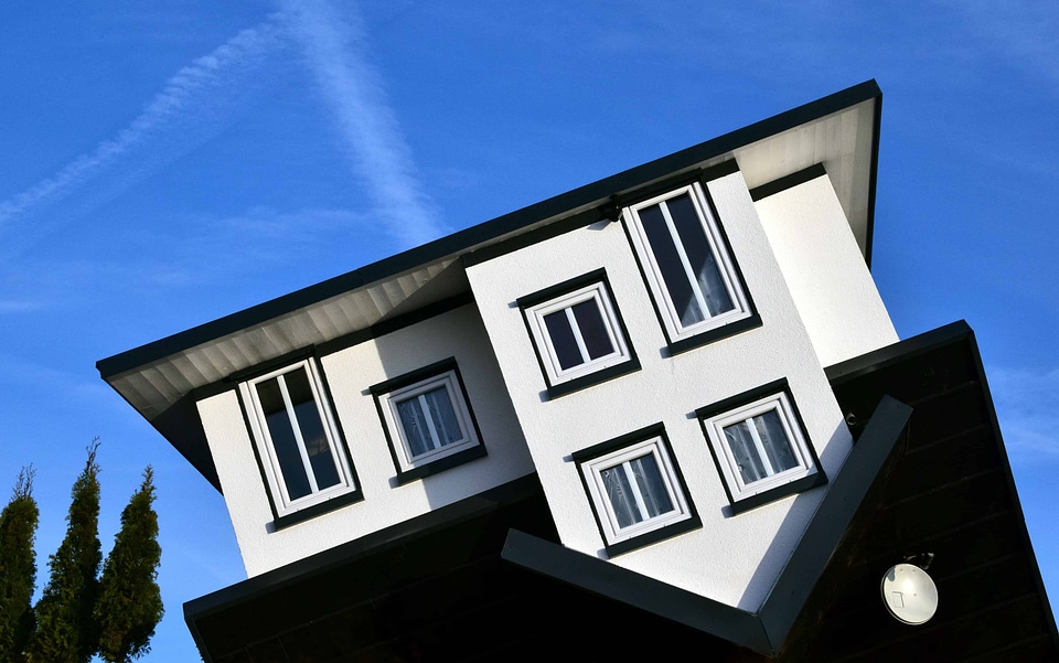 Angle architecture blue sky photo