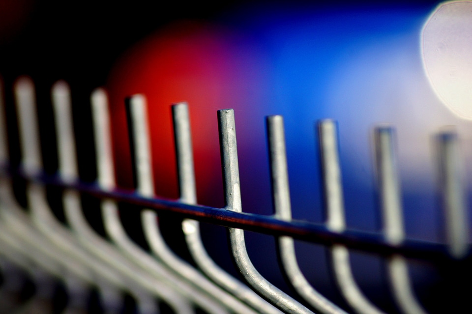 Fence color detail