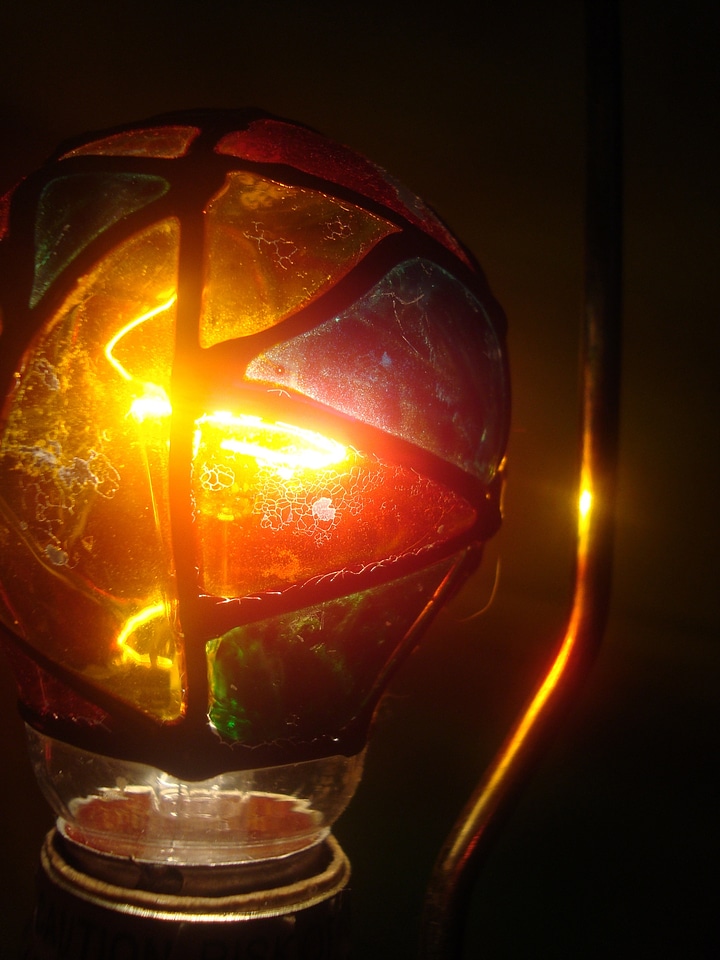 Bright lantern retro