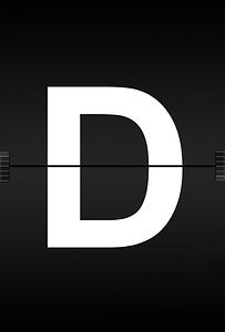 Journal font airport scoreboard