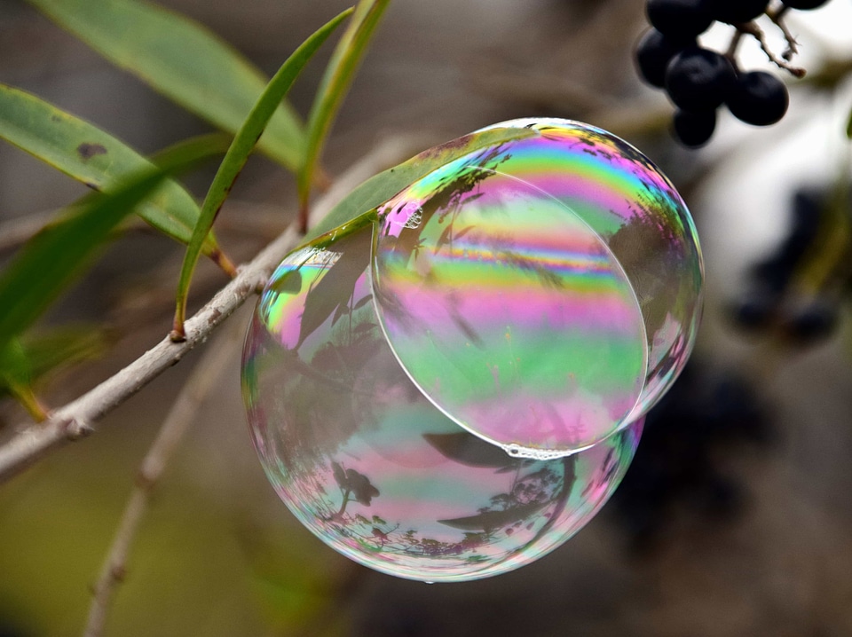 Ball colorful landscape