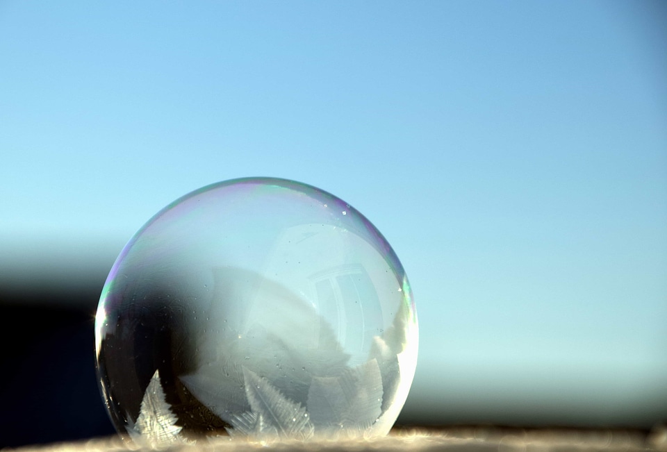 Ball ice landscape