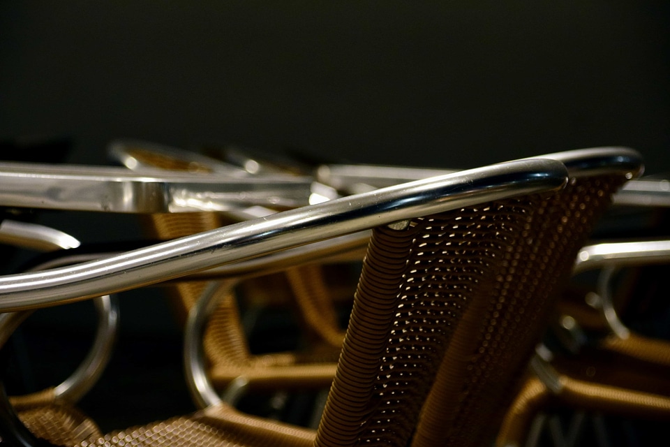 Chair chrome detail