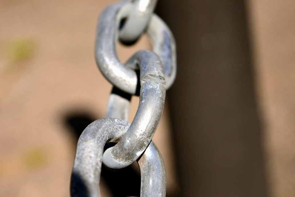 Attachment chain iron