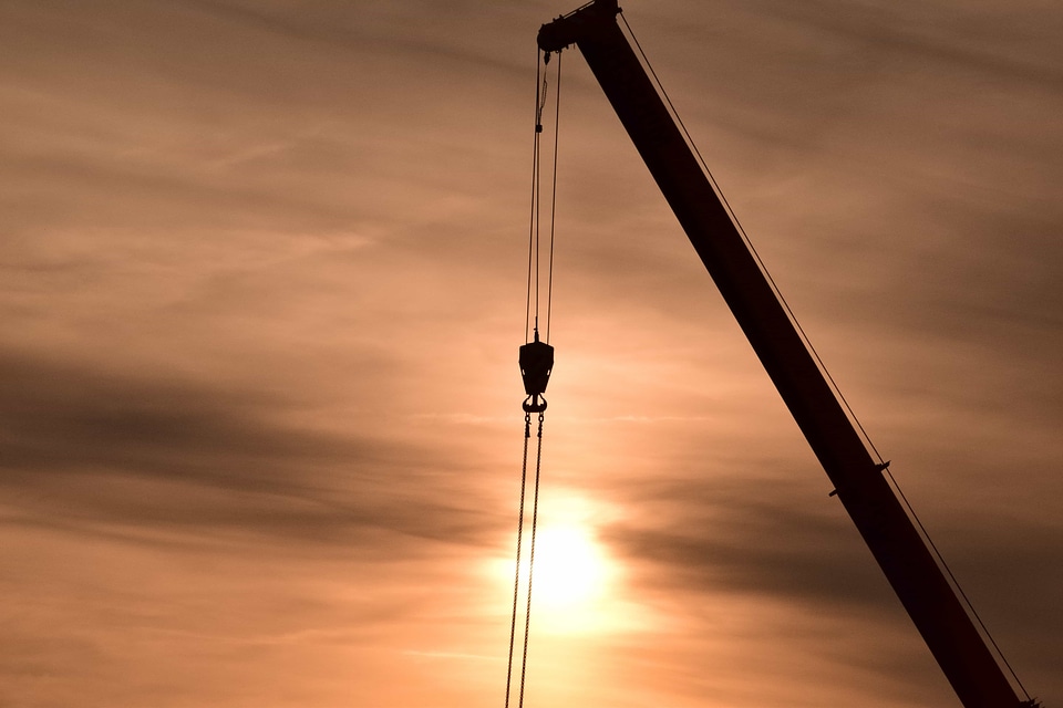 Construction crane energy