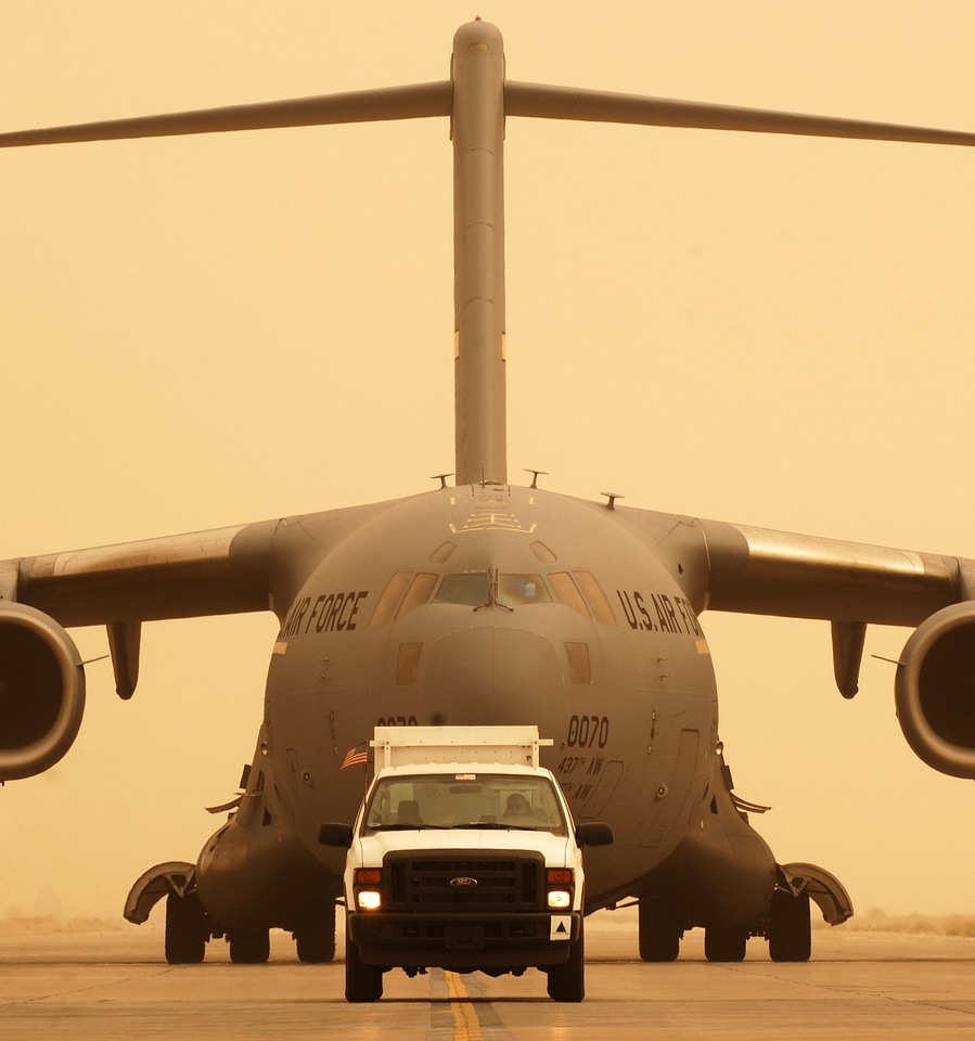 Military transport runway