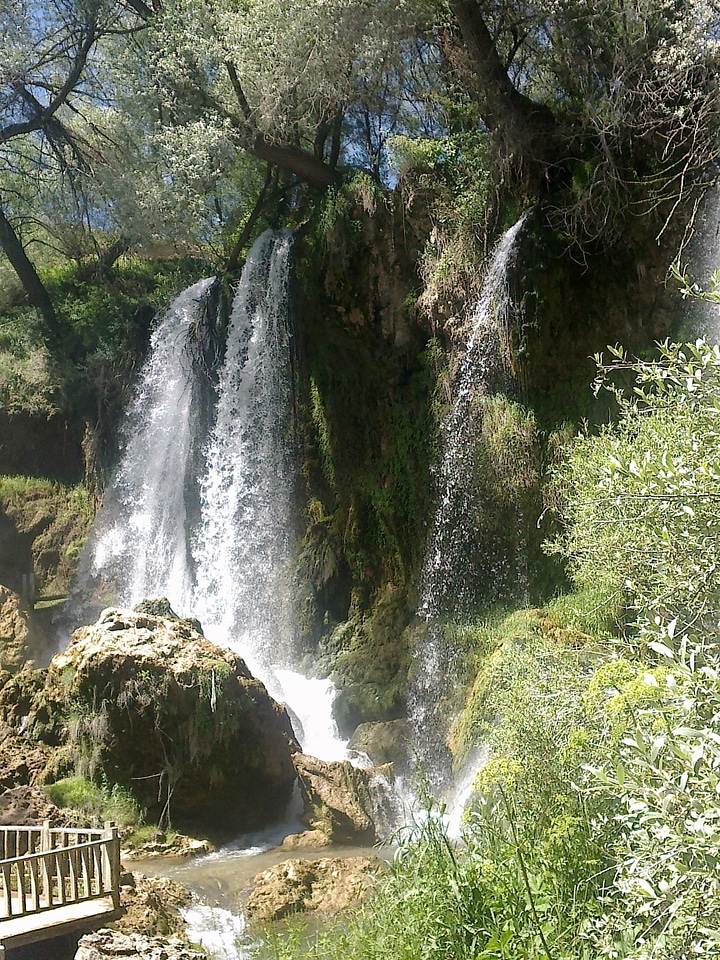 Nature landscape village