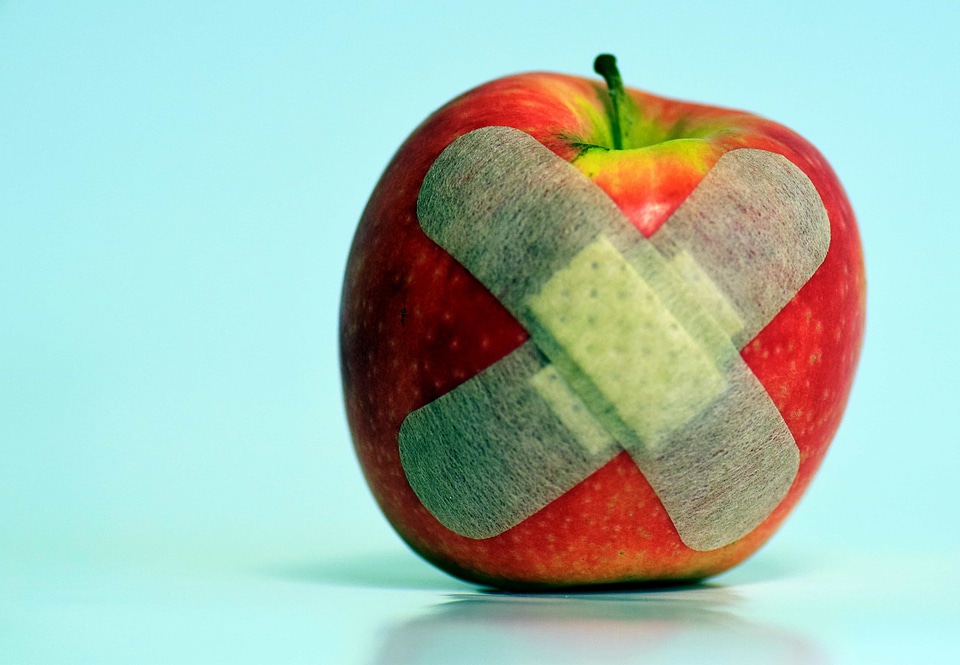 Apple decoration diet