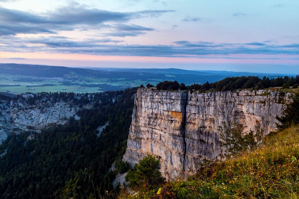 Canyon cliff landscape