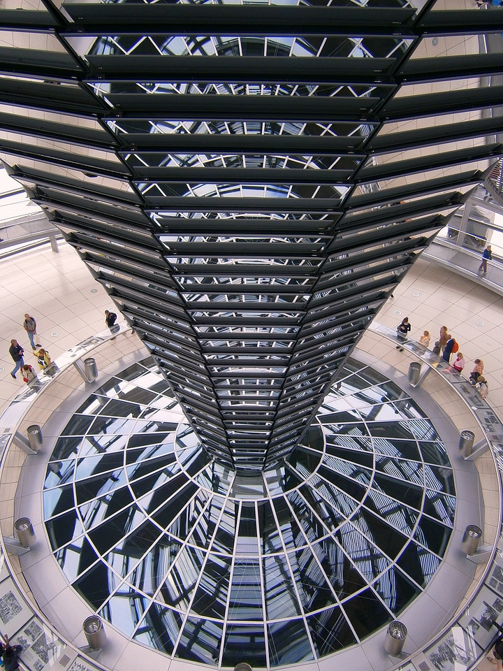 Berlin glass dome glass
