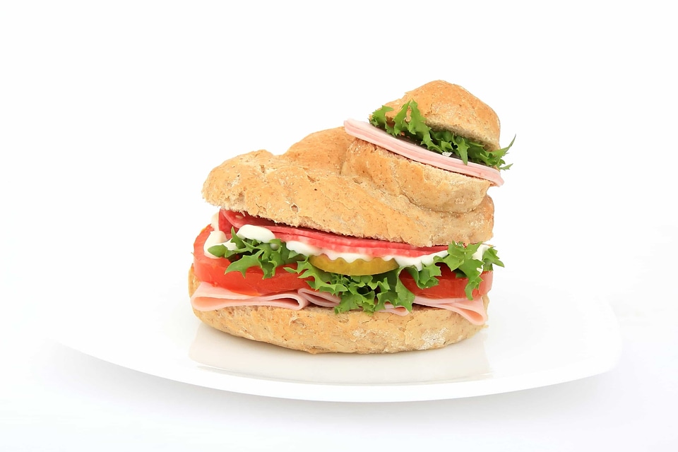 Beautiful Photo breakfast burger