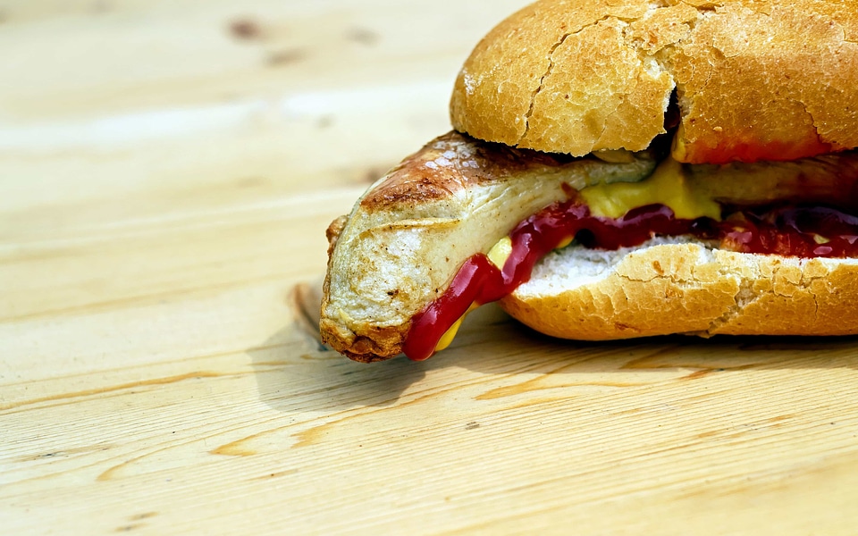 Breakfast burger calorie