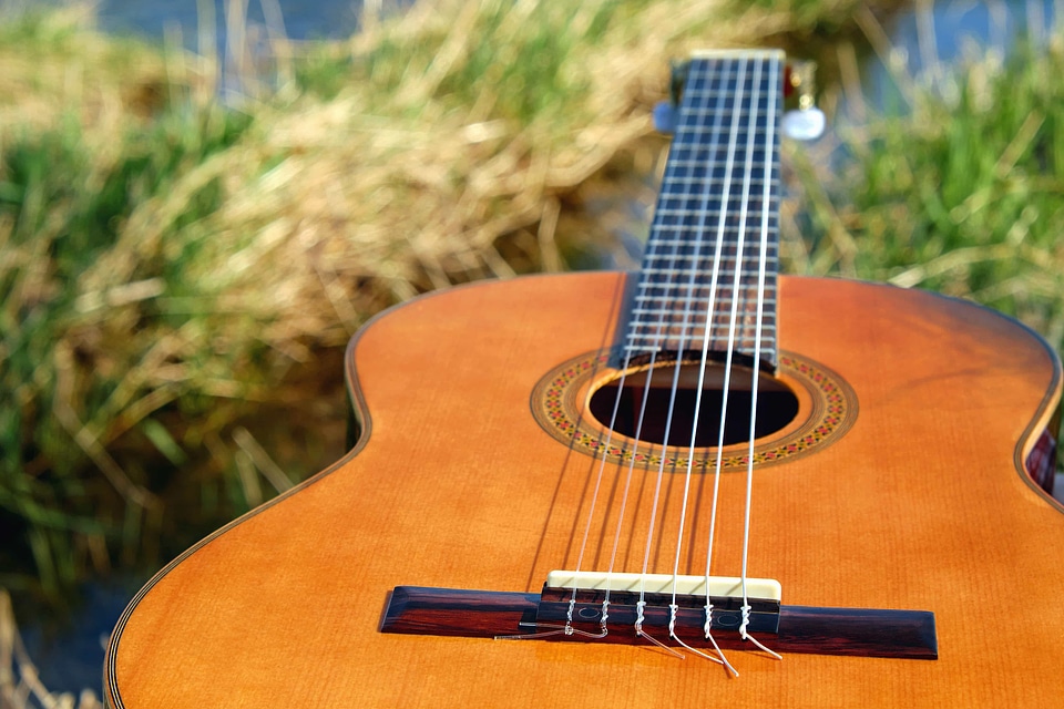 Acoustic beautiful photo classic