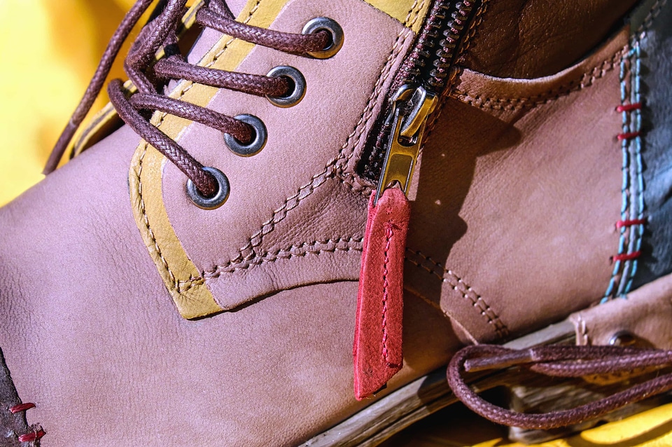 Fashion footwear leather