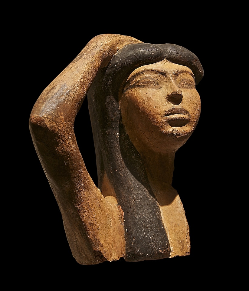 Ancient egyptian woman face