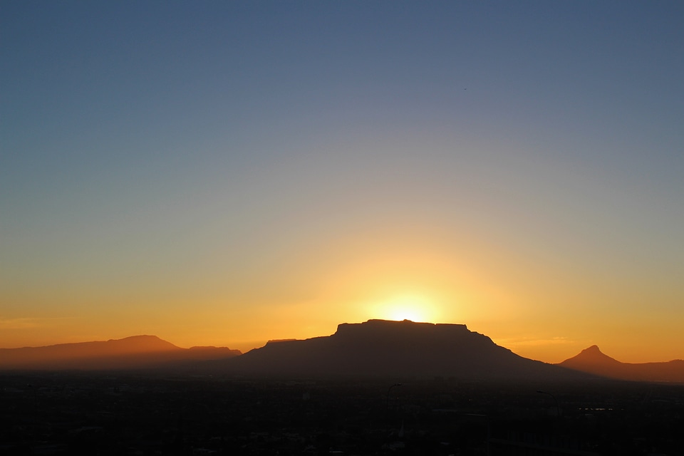Cape town atmospheric south africa