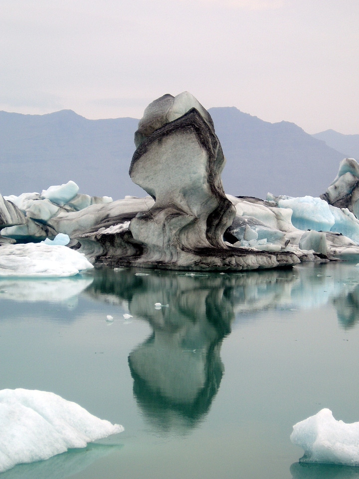 Glacier jökulsárlón cold