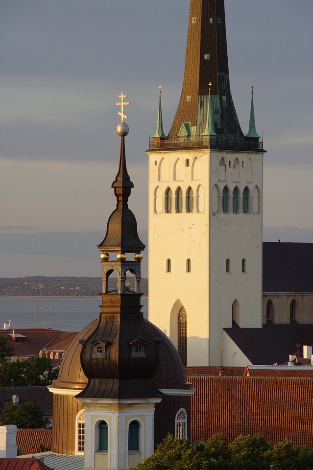 Tallinn historic center olaf church