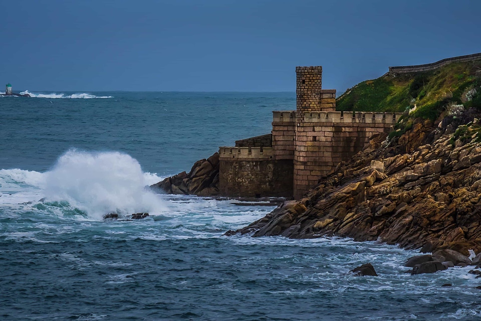 Bay beach castle