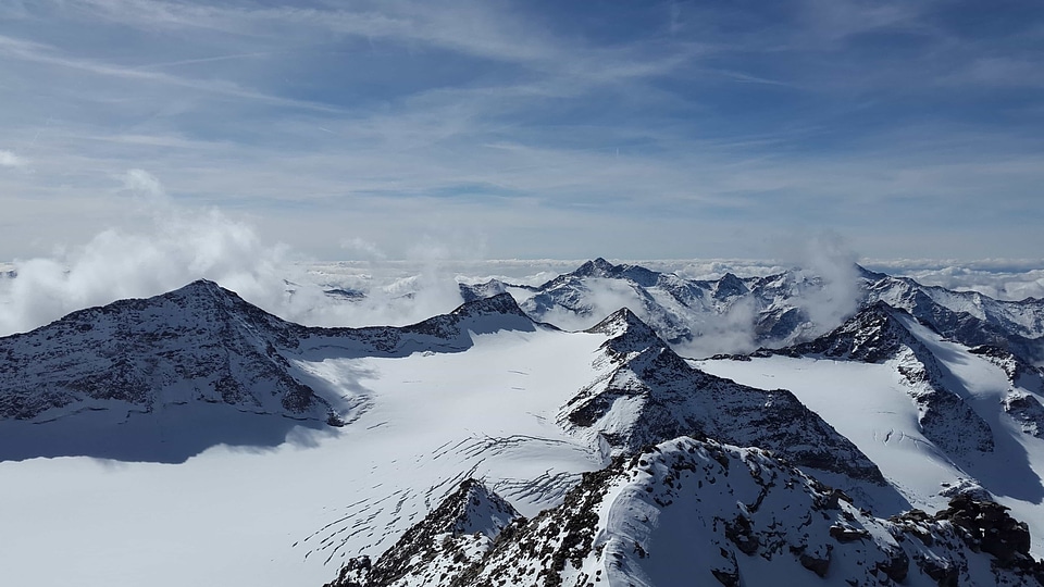 Altitude blue sky climate photo