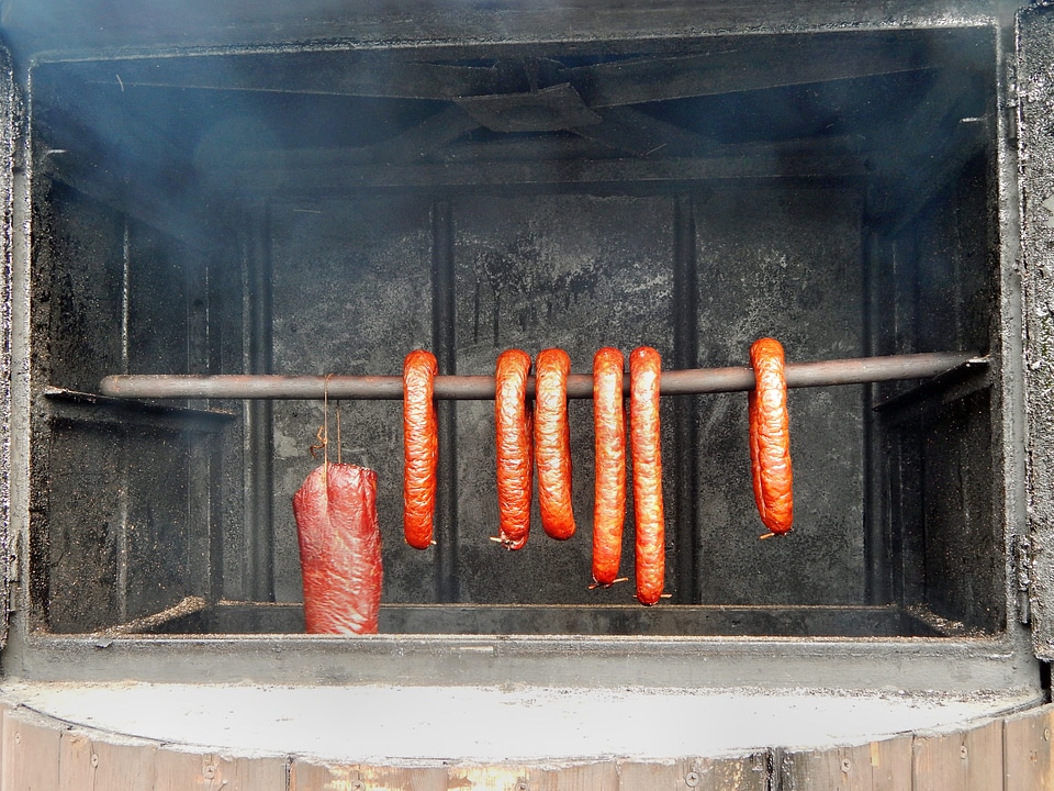 Eating rural grill
