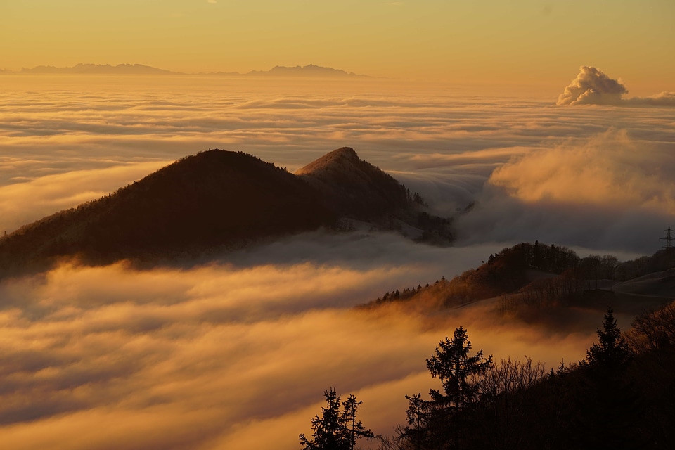 Backlight cloud cloudy