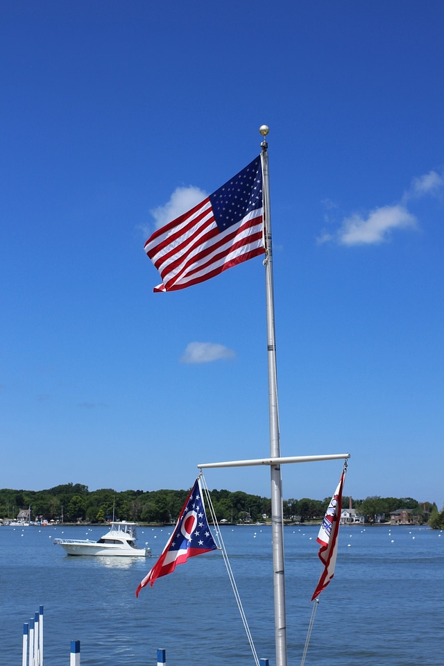 Harbor port flags us