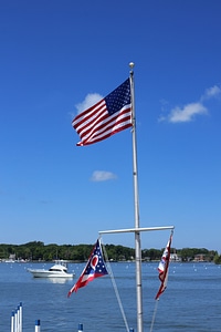 Harbor port flags us photo