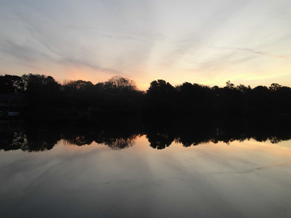 Atmosphere backlight dawn